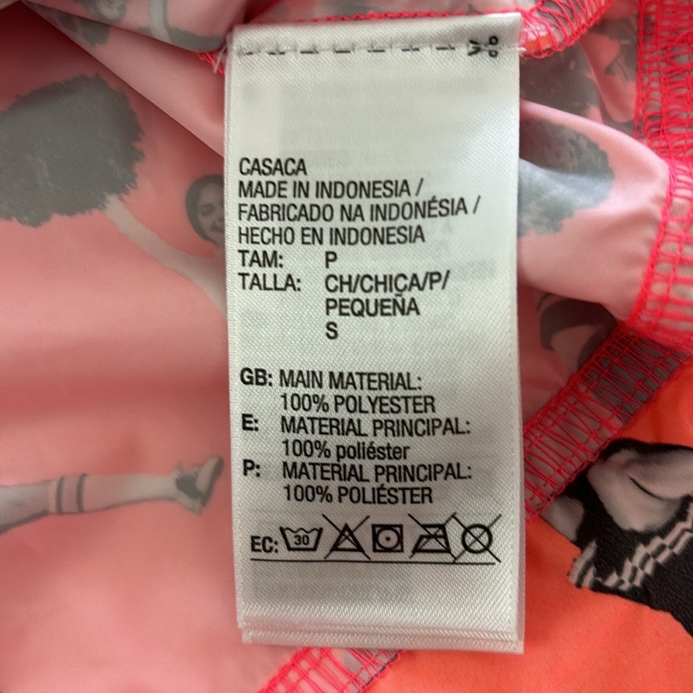 Stella McCartney x Adidias Cropped Cheerleader Print Jacket Small - Picture 16 of 16